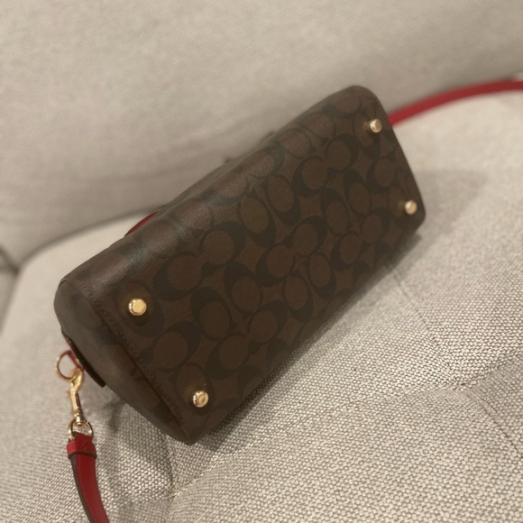 Coach satchel in signature canvas - Picture 4 of 4